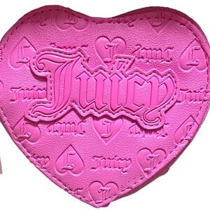 JUICY PINK UPGRADE U HEART ZIP AROUND NWT $39